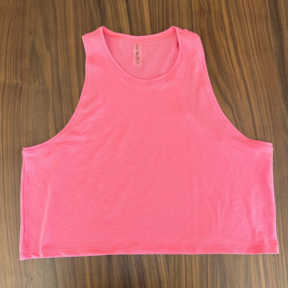 OUTDOOR VOICES pink fast track tank